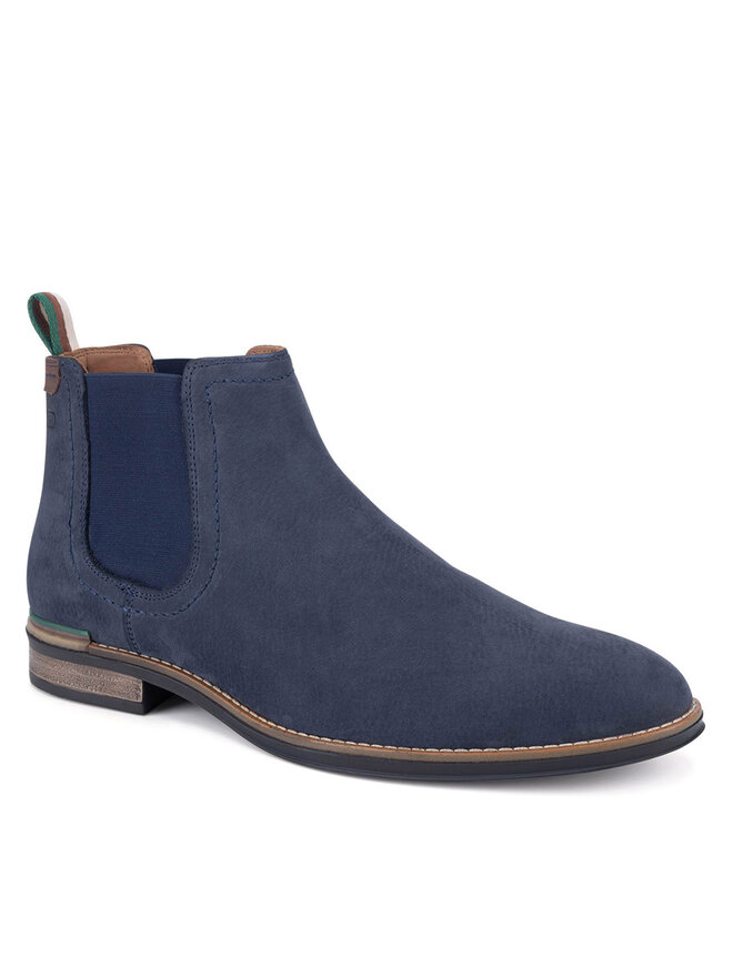 GINO ROSSI Gležnjarji Chelsea Gino Rossi VITALE-02 MI08 Mornarsko modra