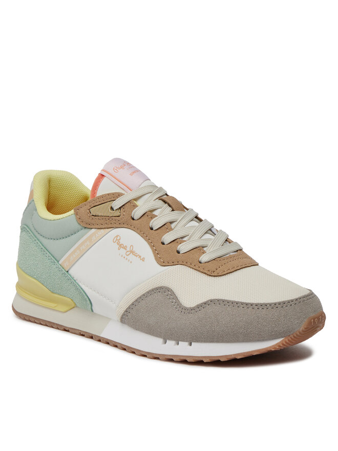 Pepe Jeans Sneakersy Pepe Jeans London Urban W PLS40005 Šedá