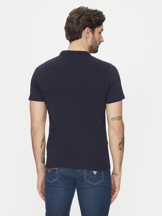 Guess Guess Marškinėliai M5GI06I3Z14 Tamsiai mėlyna Classic Fit