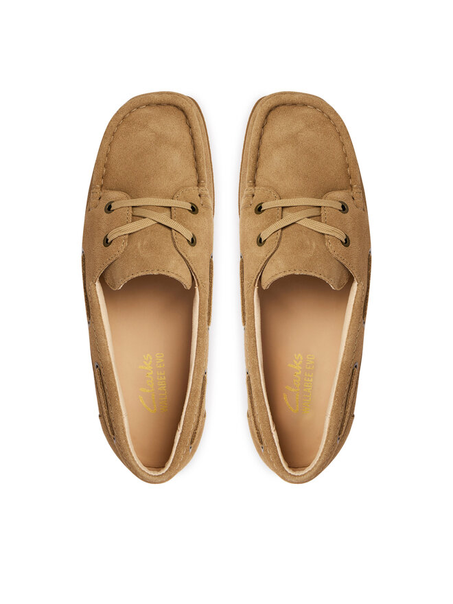 Clarks Туфлі Clarks WallabeeEVOSea 26186339 Коричневий