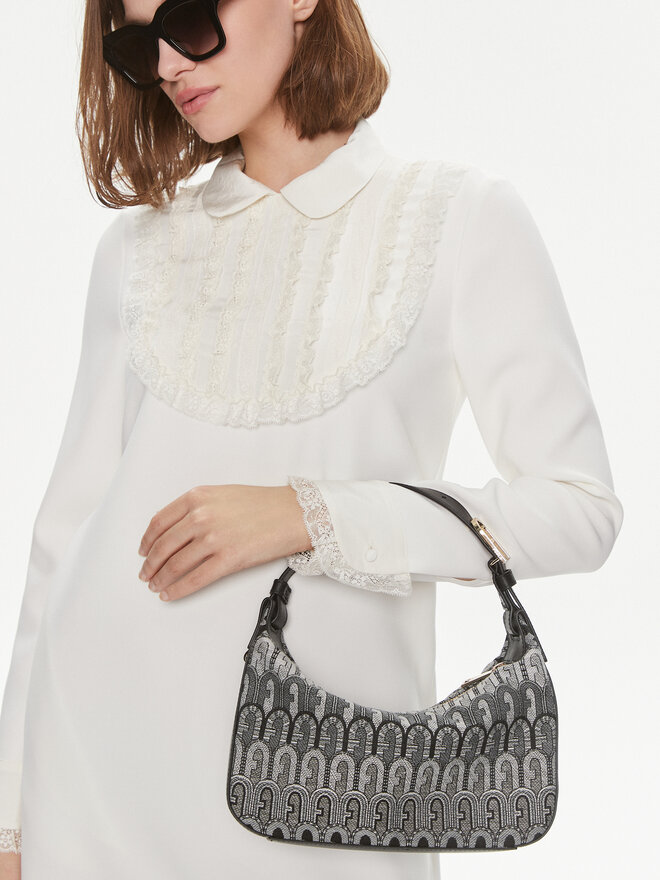 Furla Τσάντα Furla Flow S Shoulder Bag 25 WB01053-A.0459-G1000-1007 Γκρι