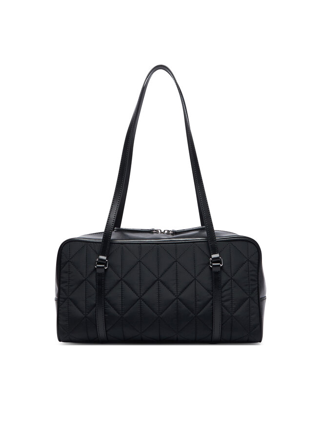 Calvin Klein Handtasche Calvin Klein Quilted Nylon 2X Strap Camerabag LV04F3651G Schwarz