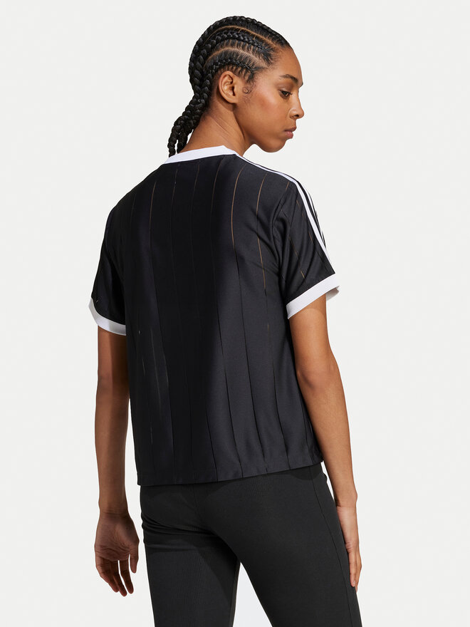 adidas adidas T-Shirt adicolor 3-Stripes IX5505 Μαύρο Loose Fit