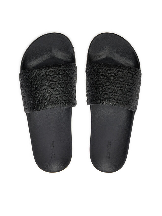 Calvin Klein Ciabatte Calvin Klein Pool Slide Mono HM0HM01517 Nero