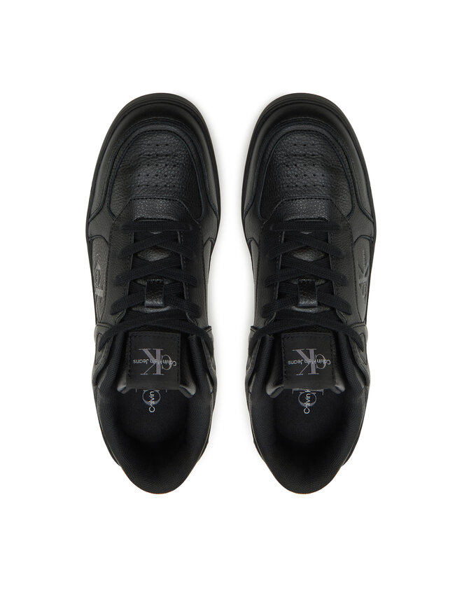 Calvin Klein Jeans Sneakers Calvin Klein Jeans Basket Cup Low Laceup Tumbled YM0YM01150 Negru