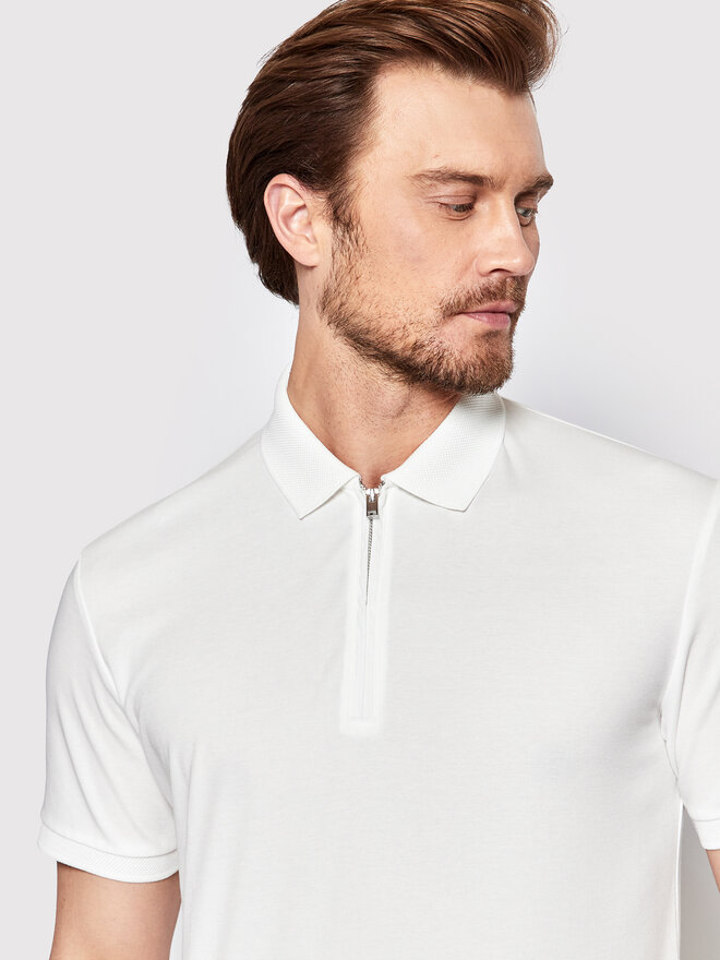 Selected Homme Selected Homme Pólóing Fave 16079026 Fehér Regular Fit