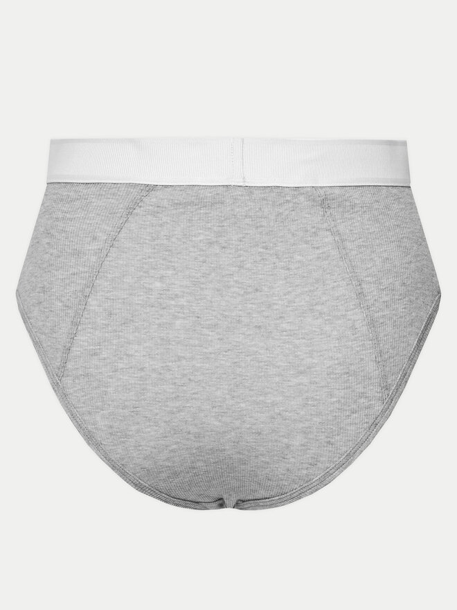 Versace Versace Klassischer Damenslip mit hoher Taille 1013505 Grau
