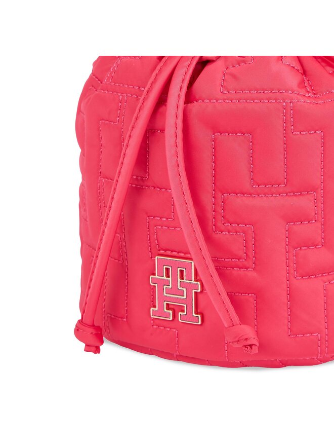 Tommy Hilfiger Сумка Tommy Hilfiger Tj Chic Nylon Bucket AW0AW14864 Рожевий