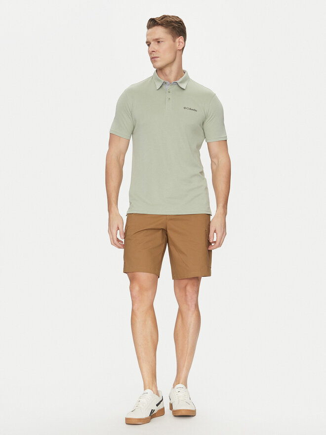 Columbia Columbia Poloshirt Nelson Point 1772721 Grün Regular Fit