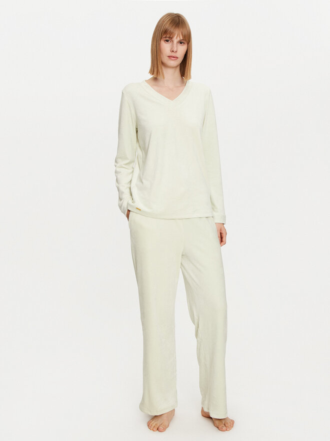 Selmark Selmark Pyjama Polar Soft P6273 Grün Regular Fit