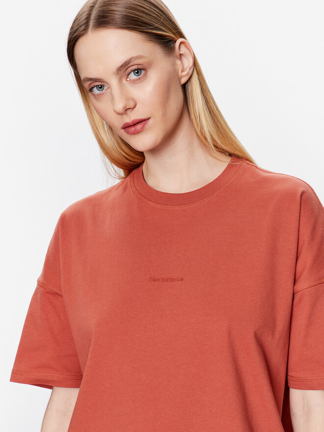 New Balance New Balance T-shirt Athletics Nature WT23556 Smeđa Relaxed Fit