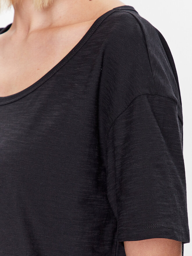 United Colors Of Benetton United Colors Of Benetton Majica 3BVXD1033 Črna Relaxed Fit