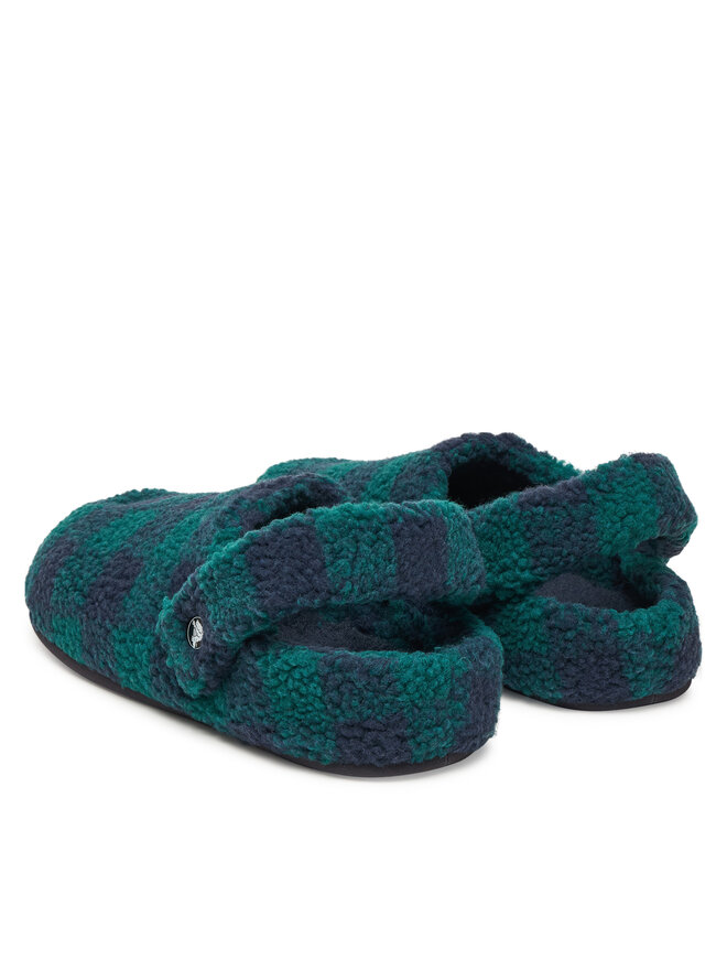 Crocs Kapcie Crocs Classic Buffalo Check Cozzzy 210755 Zielony