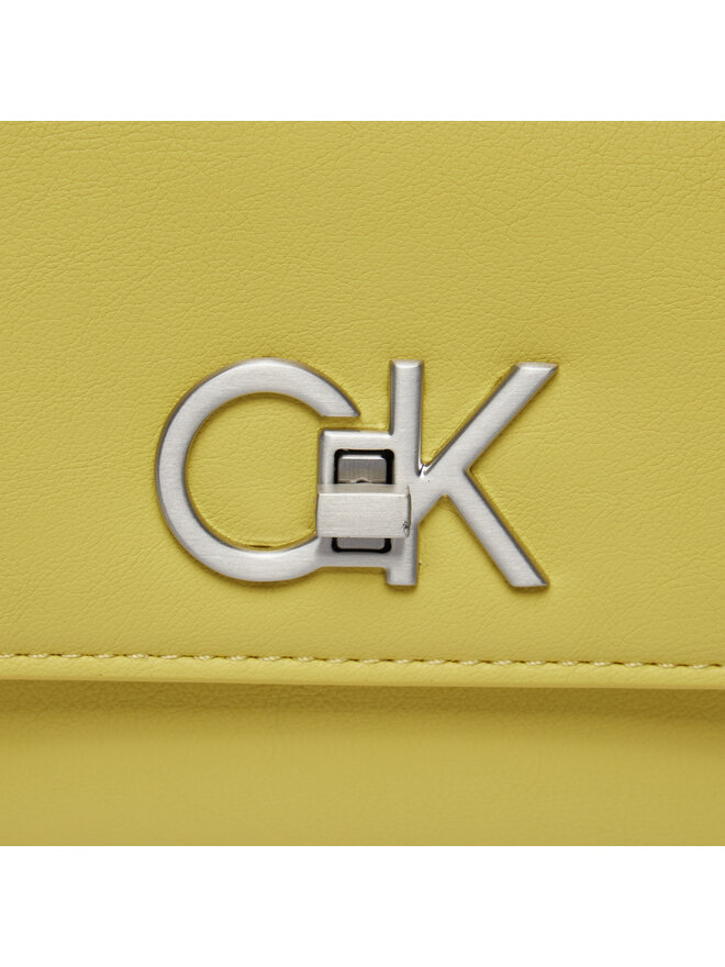 Calvin Klein Handtasche Calvin Klein Re-Lock Camera Bag W/Flap K60K611083 Gelb