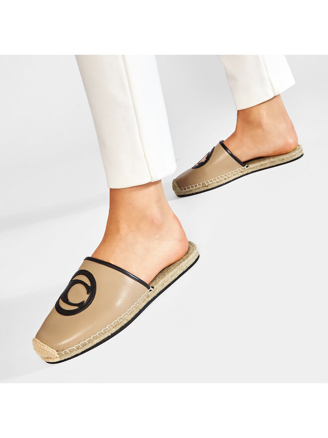 Coach Espadrillas Coach Chaning Leather C4337 1102151EDC Beige