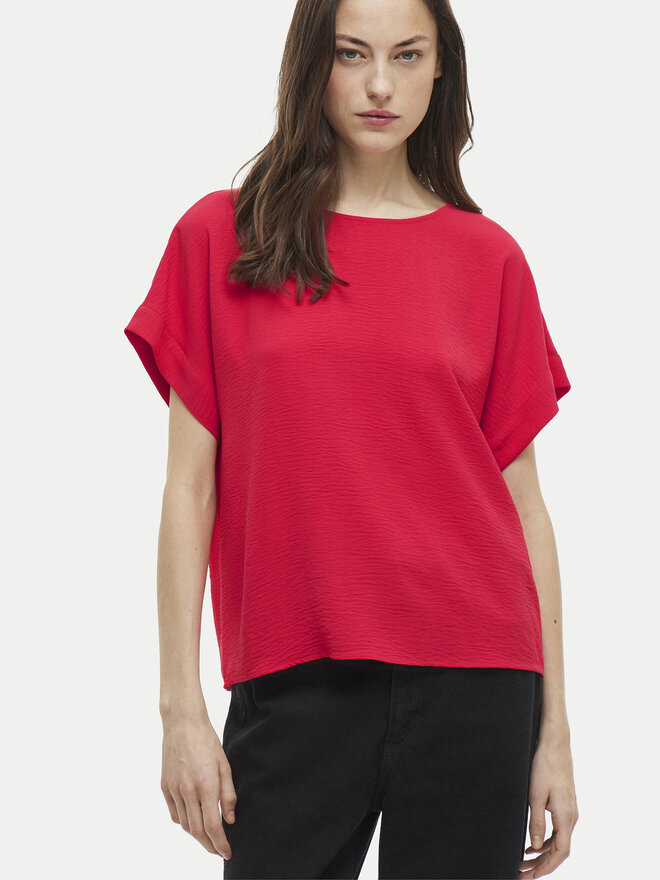 Vila Vila Camiseta Josa 14101663 Rosa Regular Fit