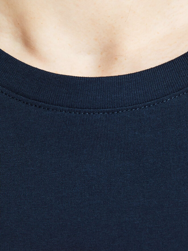 Jack&Jones Jack&Jones Marškinėliai Corp Logo 12137126 Tamsiai mėlyna Slim Fit