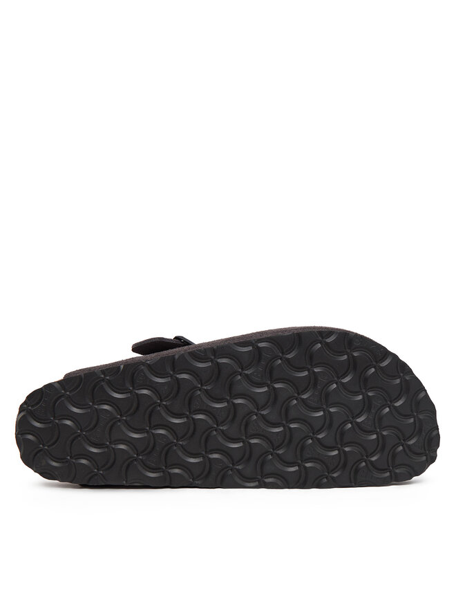 Birkenstock Шльопанці Birkenstock Boston zamsz 1028552 Сірий