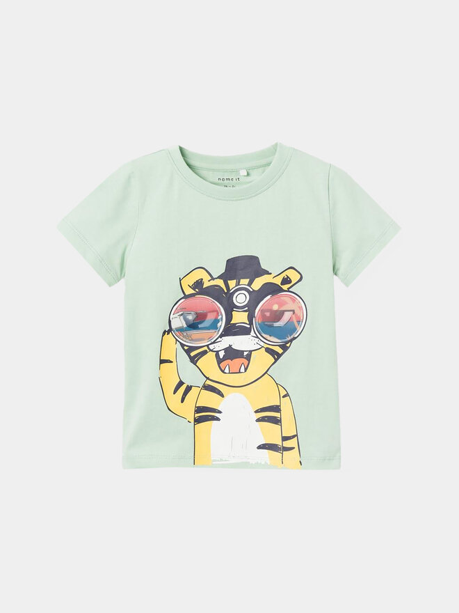 NAME IT NAME IT Marškinėliai Dante 13228559 Žalia Regular Fit