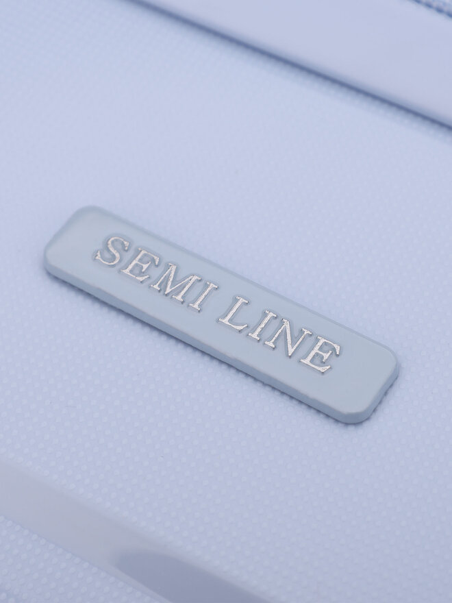 Semi Line Velký kufr Semi Line T5907-4 Světle modrá