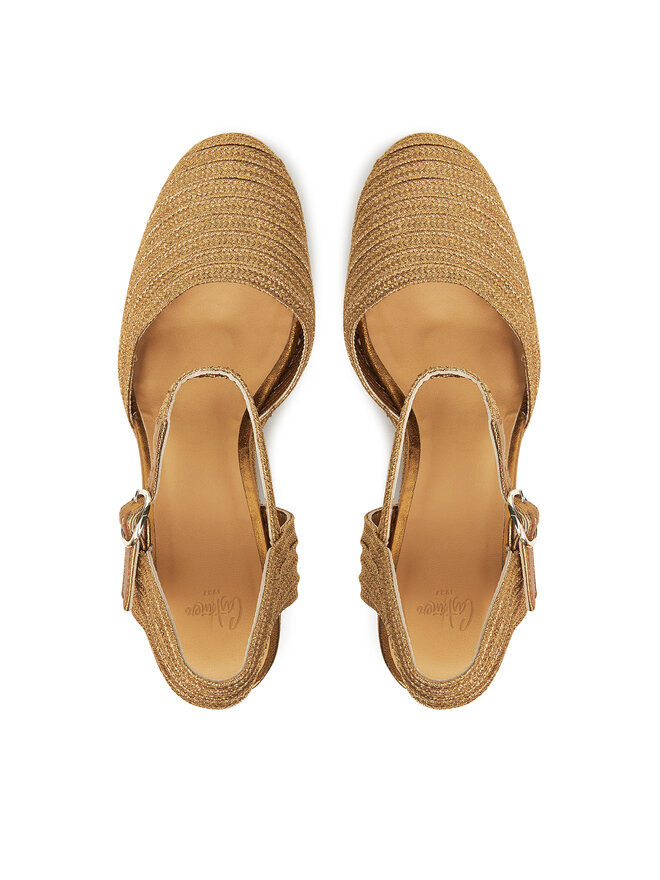 Castañer Espadrilles Castañer Carolyn/142 023115 Goldfarben