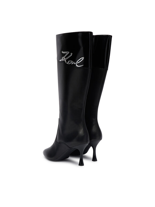 KARL LAGERFELD Ботуши KARL LAGERFELD KL32775 Черен