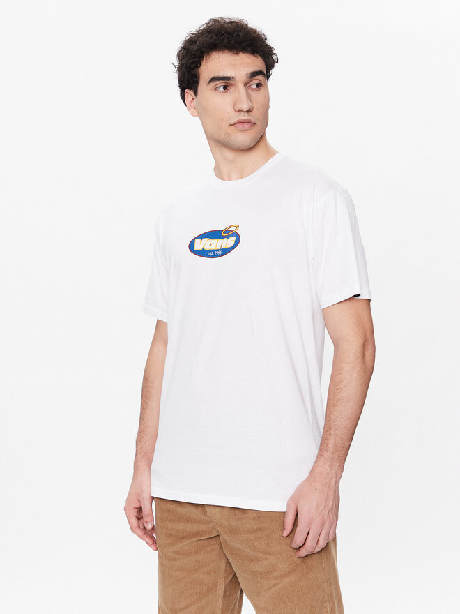 Vans Vans Marškinėliai Perfect Halo VN00003P Balta Classic Fit