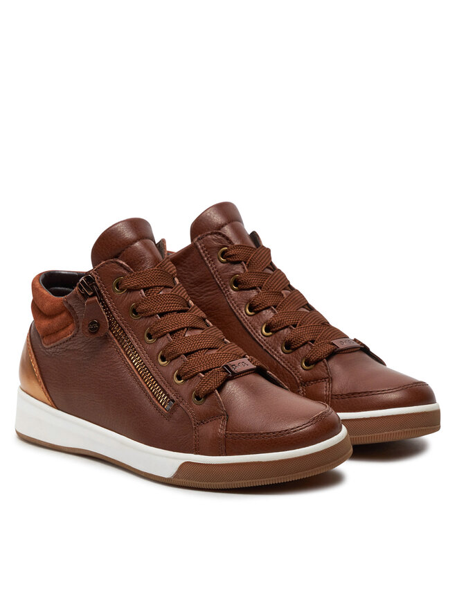 Ara Sneakersy Ara High Soft 12-44499-18 Brązowy