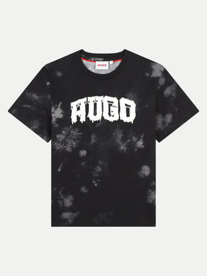 HUGO HUGO Camiseta G00150 D Negro Regular Fit