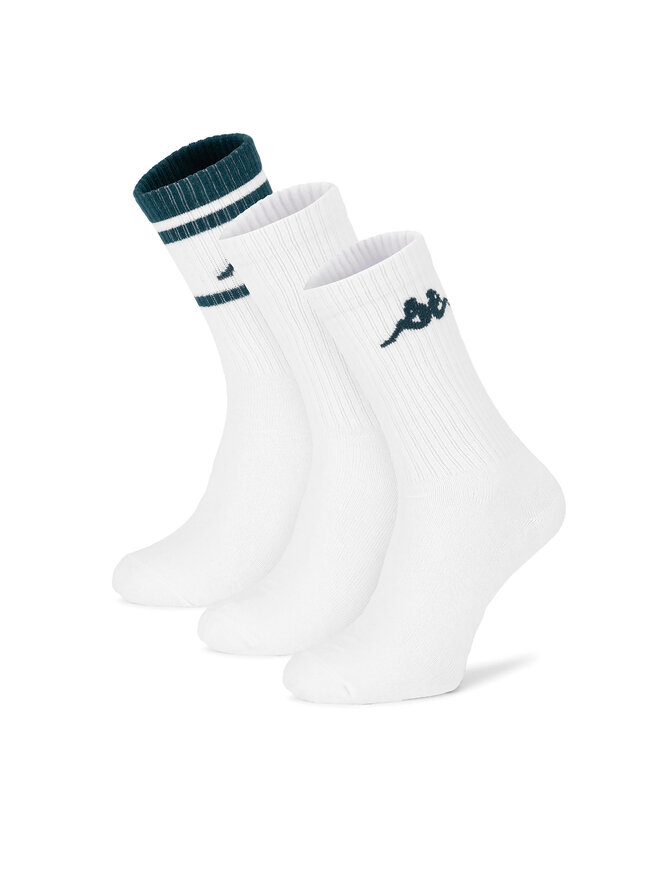 Kappa Skarpety Kappa KR_SUPERT_SS25 (3-PACK) Biały