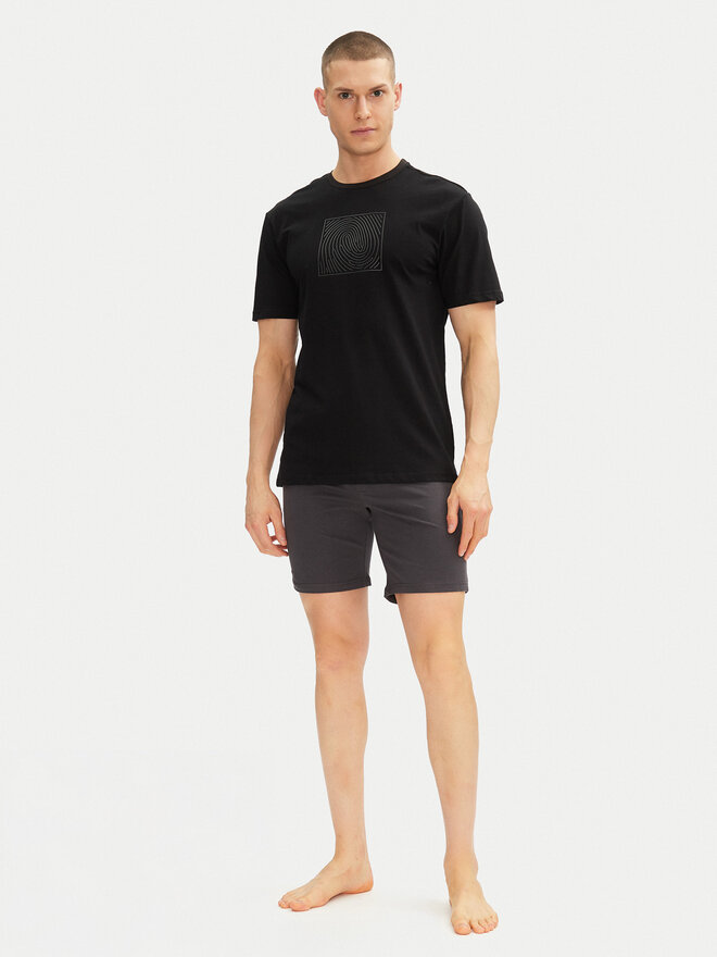Henderson Henderson Pidžama Outbox 42788 Crna Regular Fit