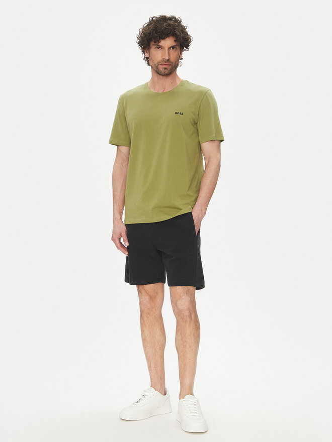 BOSS BOSS Camiseta Mix&Match 50515312 Verde Regular Fit