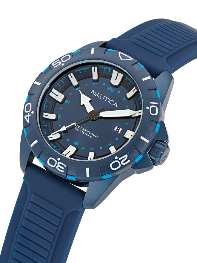 Nautica Ročna ura Nautica Nsr NAPNRF404 Modra