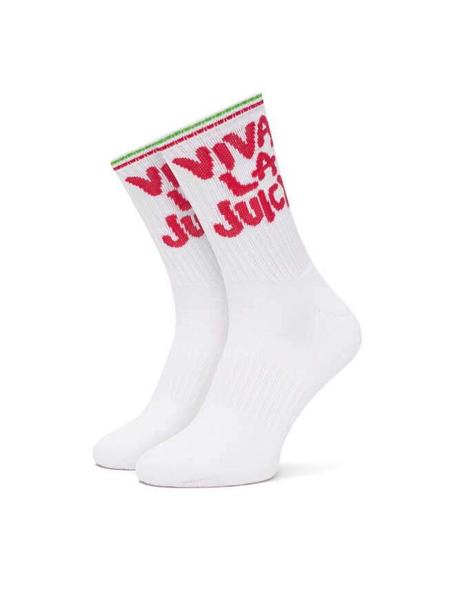 Juicy Couture Високі жіночі шкарпетки Juicy Couture Viva JCAXS125718 Білий