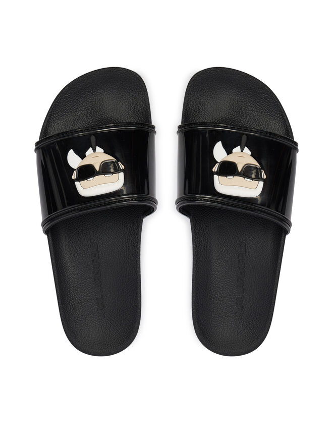 KARL LAGERFELD Pantoletten KARL LAGERFELD Kondo Maxi II KL80805C Schwarz
