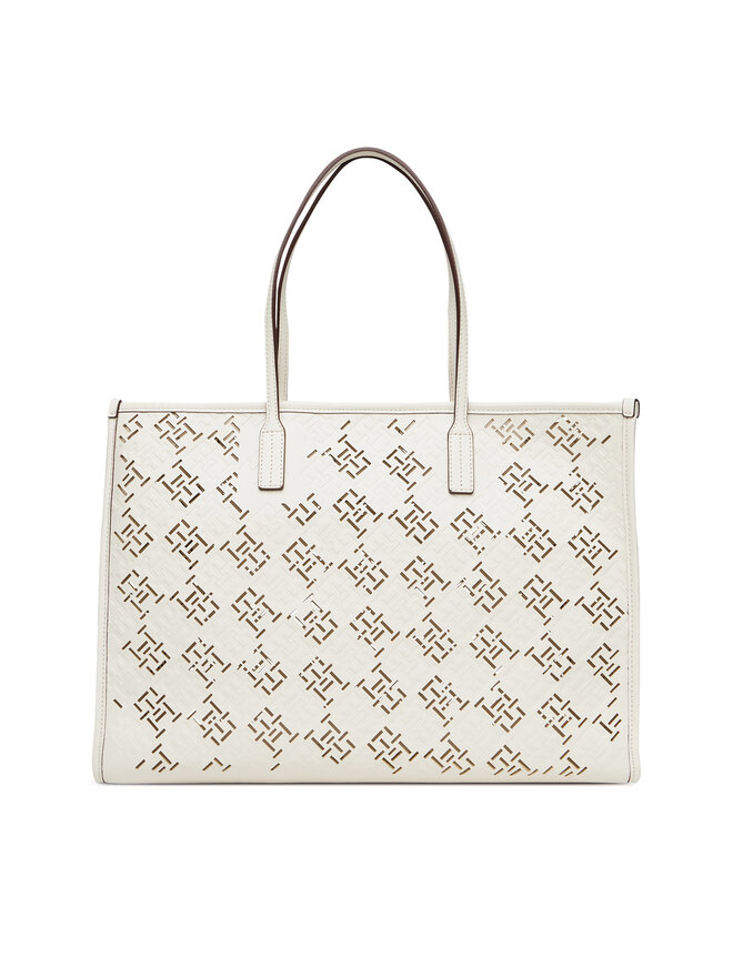 Tommy Hilfiger Bolso Tommy Hilfiger Th City AW0AW17501 Écru