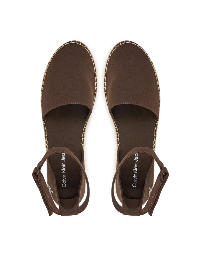 Calvin Klein Jeans Espadrilles Calvin Klein Jeans Flatform Espadrille Sling Mg YW0YW01735 Barna