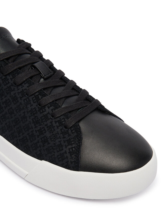 Tommy Hilfiger Sneakers Tommy Hilfiger Th Court Lth Mix Monogram FM0FM06082 Schwarz