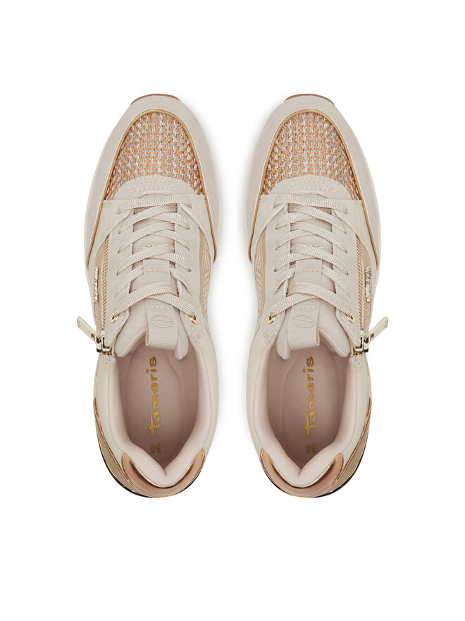 Tamaris Sneakersy Tamaris 1-23703-41 Béžová
