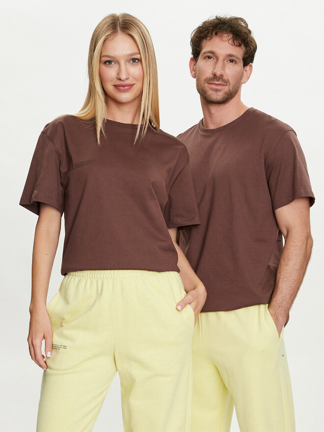 Pangaia Pangaia Majica 365 With C-Fiber Rjava Regular Fit