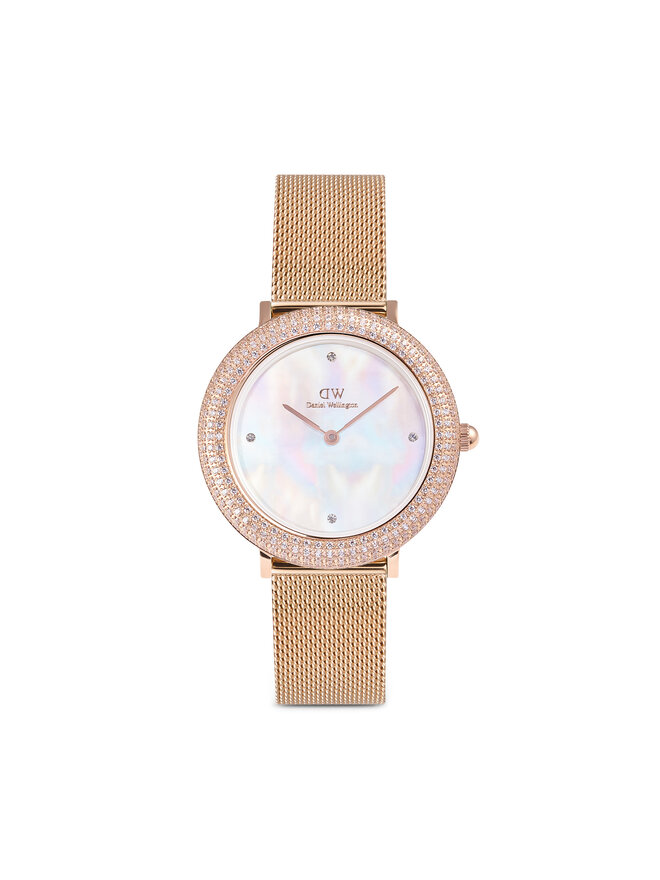Daniel Wellington Zegarek Daniel Wellington Crystalline Bezel 3 DW00100823 Różowe złoto