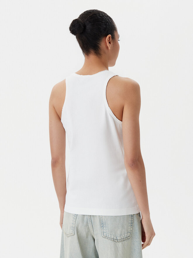 PINKO PINKO Τοπ Noel 105269 A2ME Λευκό Regular Fit