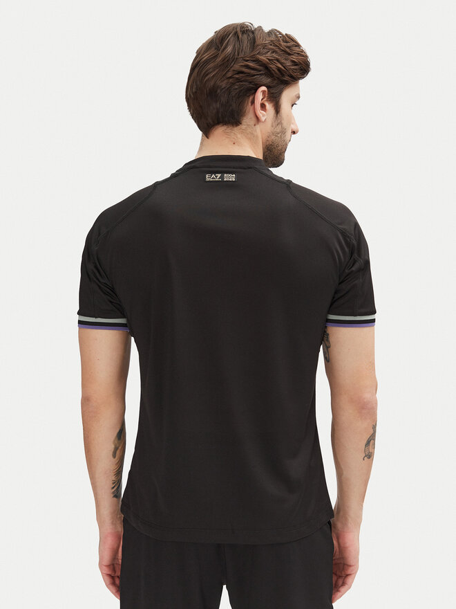 EA7 Emporio Armani EA7 Emporio Armani Футболка 7M000256 AF13537 UC001 Чорний Regular Fit