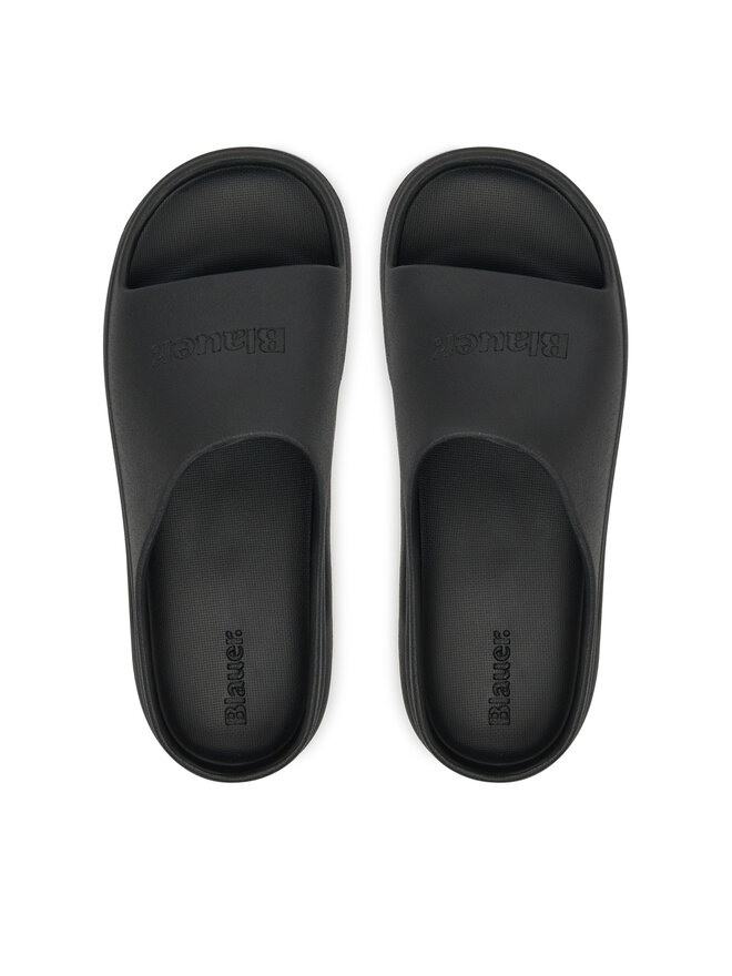 Blauer Pantoletten Blauer S5NOMA01 Schwarz