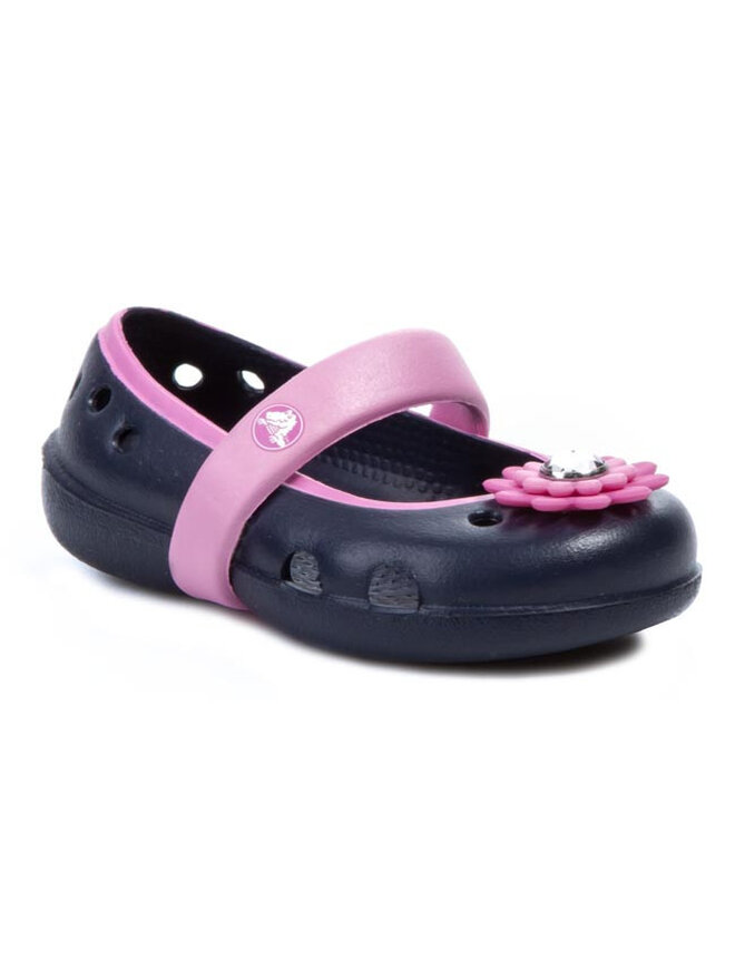 Ballerinas Crocs Keeley Petal Charm Flat Ps 15399 Dunkelblau eschuhe