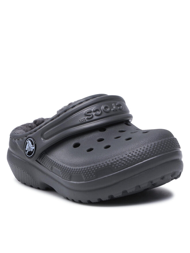 Crocs Чехли Crocs Classic Lined Clog K 203506 Сив