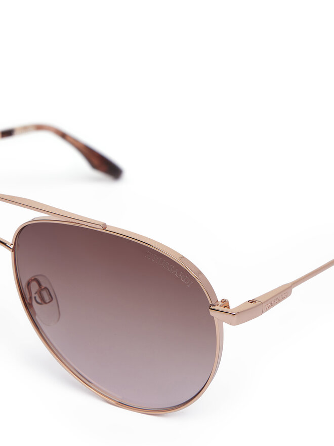 Trussardi Saulesbrilles Trussardi TSM3015 Zelta