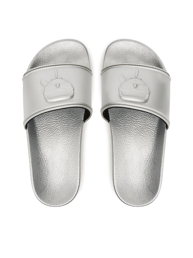 KARL LAGERFELD Şlapi KARL LAGERFELD Kondo Maxi KL80819M Argintiu