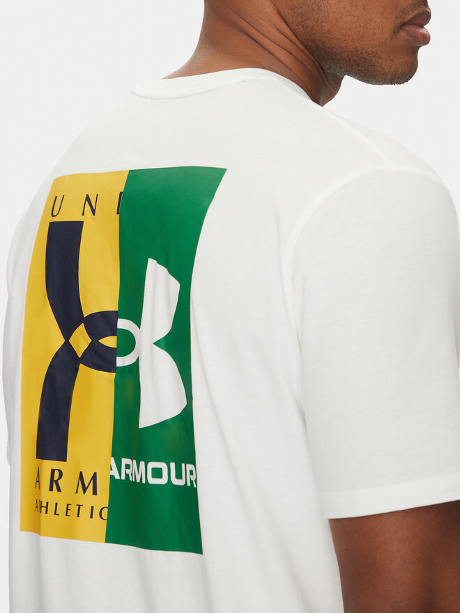 Under Armour Under Armour Camiseta EVOL Logo 1390165 Blanco Regular Fit