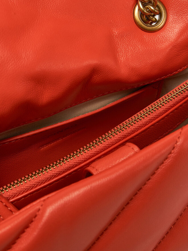 PINKO Bolso PINKO Love Puff Mini Cl PE 25 PLTT 100039 A0F2 Naranja